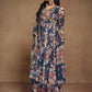 Floral Printed Chiffon Function Wear Palazzo Suit