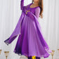 Awesome Purple Shaded Georgette Casual Wear Anarkali Suit With Dupatta