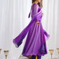 Awesome Purple Shaded Georgette Casual Wear Anarkali Suit With Dupatta