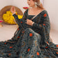 Wonderful Green Bandhej Printed Georgette Casual Wear Anarkali Suit