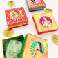 Maharani square box hamper - Set of 3