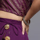 Plus Size Printed Sequined Detail Foil Print Lehenga Choli With Dupatta