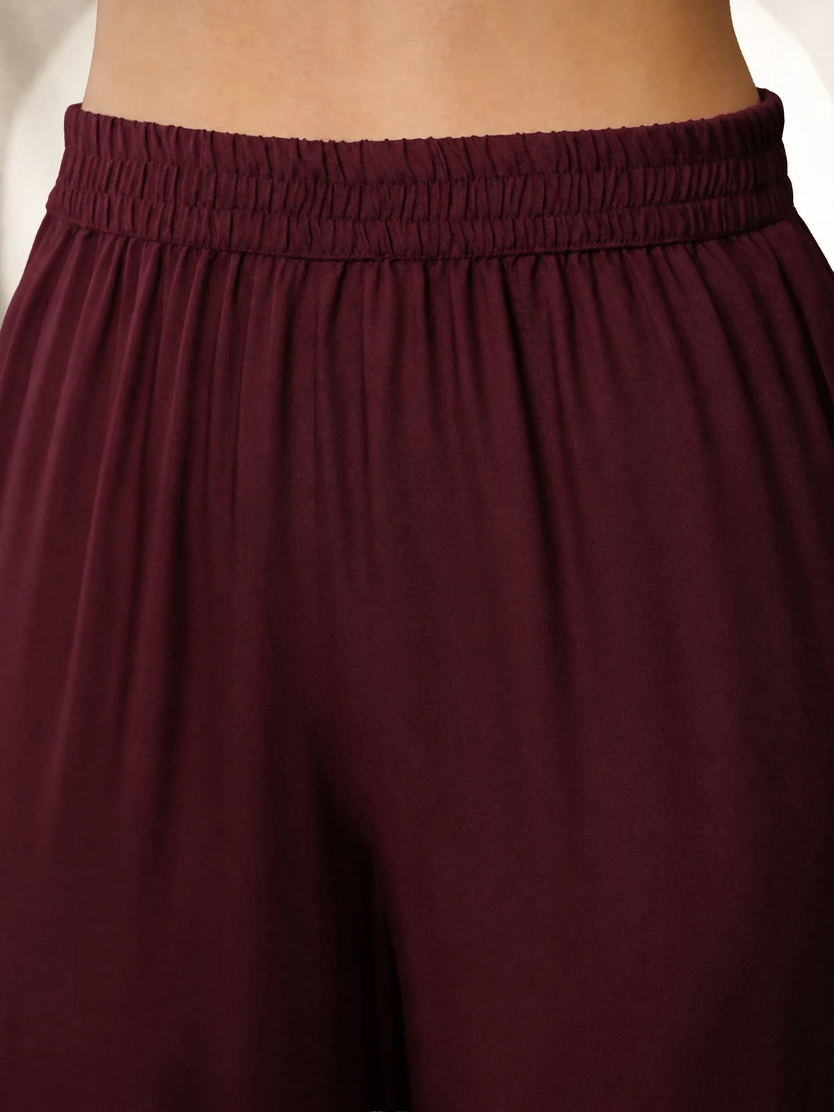 Women Embroidered Kaftan With Cami & Straight Pants