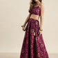 Jacquard Floral Anarkali Skirt