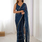 Gorgeous Beads Work Chiffon Saree With Blouse