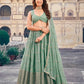 Stunning Georgette Sequins Embroidered Ethnic Event Lehenga Choli