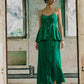 Women Embroidered Strappy Top With Dhoti Skirt