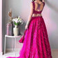 Embellished Sequined Semi-Stitched Lehenga & Blouse With Dupatta