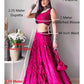 Embellished Sequined Semi-Stitched Lehenga & Blouse With Dupatta
