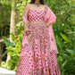 Baby Pink Printed Ready to Wear Lehenga & Blouse With Dupatta