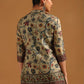 Mandarin Collar Printed Ethnic Tunic