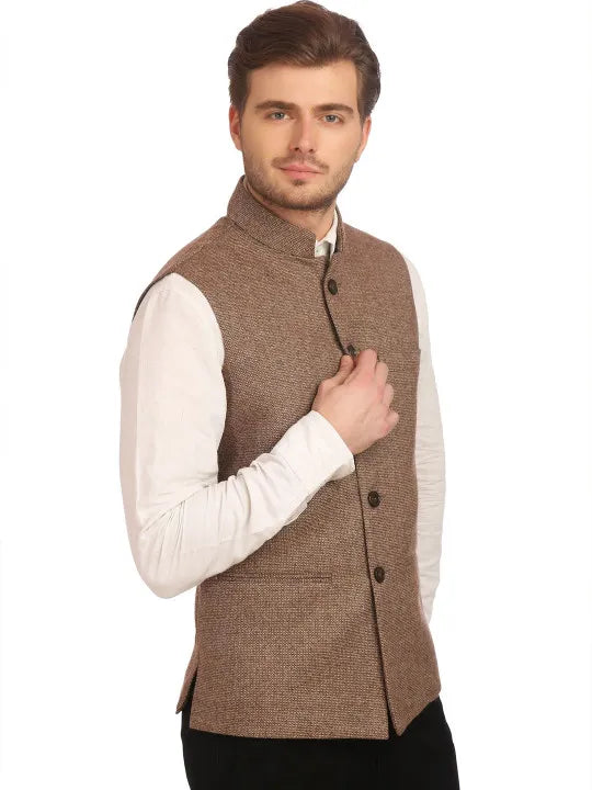 Brown Nehru Jacket