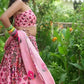 Baby Pink Printed Ready to Wear Lehenga & Blouse With Dupatta