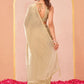 Embellished Sequinned Satin Heavy Work Saree with Embellished Border