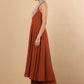 Women Ethnic Motifs Embroidered Panelled Silk Georgette Kurta with Palazzos
