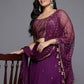 Plus Size Printed Sequined Detail Foil Print Lehenga Choli With Dupatta