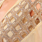 Embellished Sequinned Satin Heavy Work Saree with Embellished Border