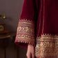 Women Ethnic Motifs Embroidered Regular Velvet Kurta with Farshi & With Dupatta
