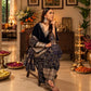 Women Ethnic Motifs Embroidered Regular Velvet Kurta with Farshi & With Dupatta