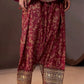 Women Ethnic Motifs Embroidered Regular Velvet Kurta with Farshi & With Dupatta