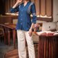 Women Ethnic Motifs Embroidered Mandarin Collar A-Line Tunic