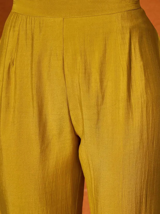 Women Embellished Tunic With Trousers Co-Ords