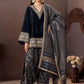 Women Ethnic Motifs Embroidered Regular Velvet Kurta with Farshi & With Dupatta