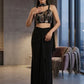 Lycra Black Designer Premium Ensemble Skirt Set Partywear