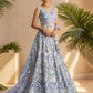 Pastels Embroidered Net Designer Lehenga Choli With Dupatta