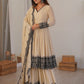 Attractive White Thread Work Georgette Festival Wear Palazzo Suit