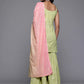 Floral Printed Gotta Patti Pure Cotton Kurti with Sharara & With Dupatta