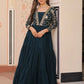 Beautiful Sequins Embroidered Festival Wear Gown