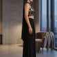 Lycra Black Designer Premium Ensemble Skirt Set Partywear