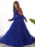 Laheriya Printed Georgette Navratri Wear Gown