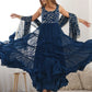 Embroidered Georgette Anarkali Gown With Dupatta