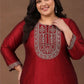 Women Embroidered Thread Work Kurta