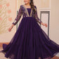 Beautiful Sequins Embroidered Festival Wear Gown