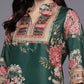 Printed Mandarin Collar Tunic with Palazzos