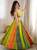 Timeless Multi-Color Digital Printed Rayon Navratri Wear Lehenga Choli