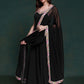 Black Georgette Party Wear Long Suit With Dupatta