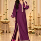 Purple Solid Embellished Gotta Patti Ankle Length Kurta