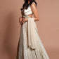 Gorgeous Georgette Lehenga Choli Dupatta Set with Jari Embroidery