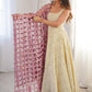 Ethnic Motifs Woven Design Dupatta with Mirror Work