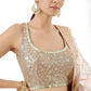 Beautiful Dusty Pink Zari Work Georgette Party Wear Lehenga Choli