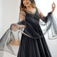 Chanderi Silk Lace Work Festive Wear Anarkali Suit