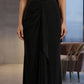 Lycra Black Designer Premium Ensemble Skirt Set Partywear