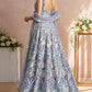 Pastels Embroidered Net Designer Lehenga Choli With Dupatta