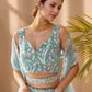 Pastels Embroidered Net Designer Lehenga Choli With Dupatta