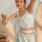Precious White Embroidered Net Bridesmaid Lehenga Choli With Dupatta