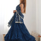 Embroidered Georgette Anarkali Gown With Dupatta